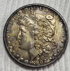 1902 O Morgan Silver Dollar. Toner! Estimated Uncirculated Mint State 62/3. A511