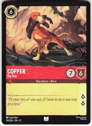 Copper - Big Dog 116/204 Uncommon Wilds Unknown
