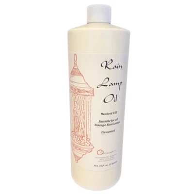Rain Lamp Oil 32 oz – Free Shipping – Drakeol 35 Refill | Rain Oil | Rain Lamp