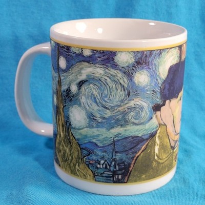 Vincent Van Gogh Coffee Mug Cafe Arts Starry Night Self Portrait Paintings Cup
