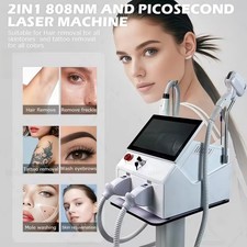 2 in 1 755/808/940/1064nm Diode Laser Hair Removal Pico Tattoo Removal Machine