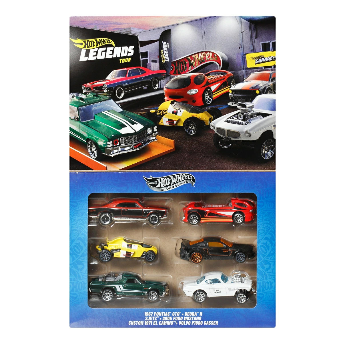 Hot Wheels Legends Multipack x6 Toy Mini Car JBY78 Mattel toy box
