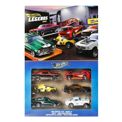 Hot Wheels Legends Multipack x6 Toy Mini Car JBY78 Mattel toy box