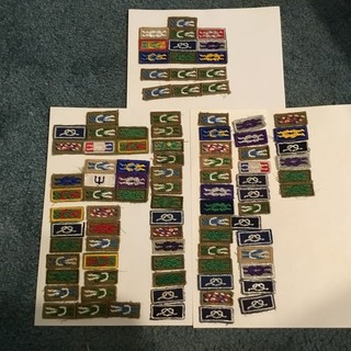 93 PCs Boy Scout Square Knot Patch Collection Used Cond To Mint Cond