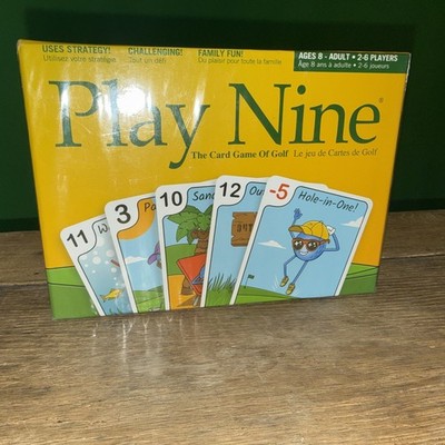 Play Nine The Card Game of Golf: Bonfit Strategy - NEW SEALED