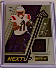 2022 Panini Playbook Next Up Jersey Tyquan Thornton Patriots Baylor Chiefs NU-21