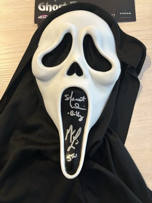 #ad Matthew Lillard and Skeet Ulrich Signed Ghost Face Mask Scream Autograph JSA $220.00
