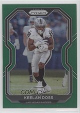 2020 Panini Prizm Green Prizm Keelan Doss #137 6k8