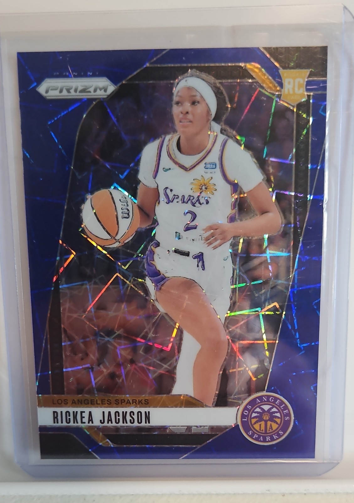 2024 Panini Prizm WNBA - Rickea Jackson #60 Blue Velocity Prizm (RC)