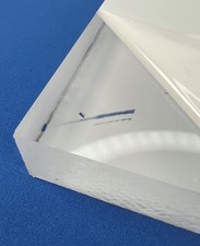 Perspex Cast Acrylic Block Sheet Clear Plastic 25mm Thick Chunky 300mm By 300mm