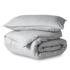Bedding Duvet Cover Extra Twin/Twin XL 34 - Heathered Pewter No Comforter 