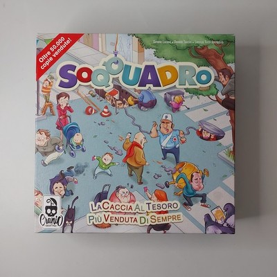 Soqquadro Cranio Creations Brettspiel komplett