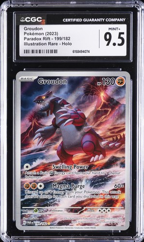Groudon graded CGC 9.5 for sale on eBay