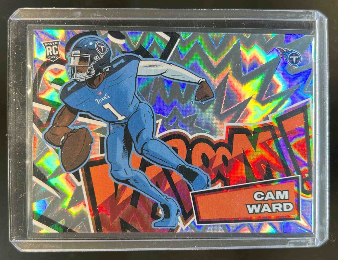 2025 Absolute Cam Ward Kaboom Horizontal RC SP Rookie #31 Titans