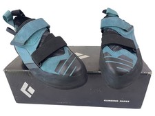 New Black Diamond Focus Blue & Black Rock Climbing Shoes Men's 8.5 Women's 9.5