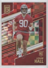 2022 Panini Donruss Elite Rookies Red 232/399 Logan Hall #189 0l1