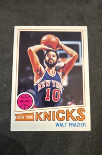 Walt Frazier [White Back] #129 1977 Topps card