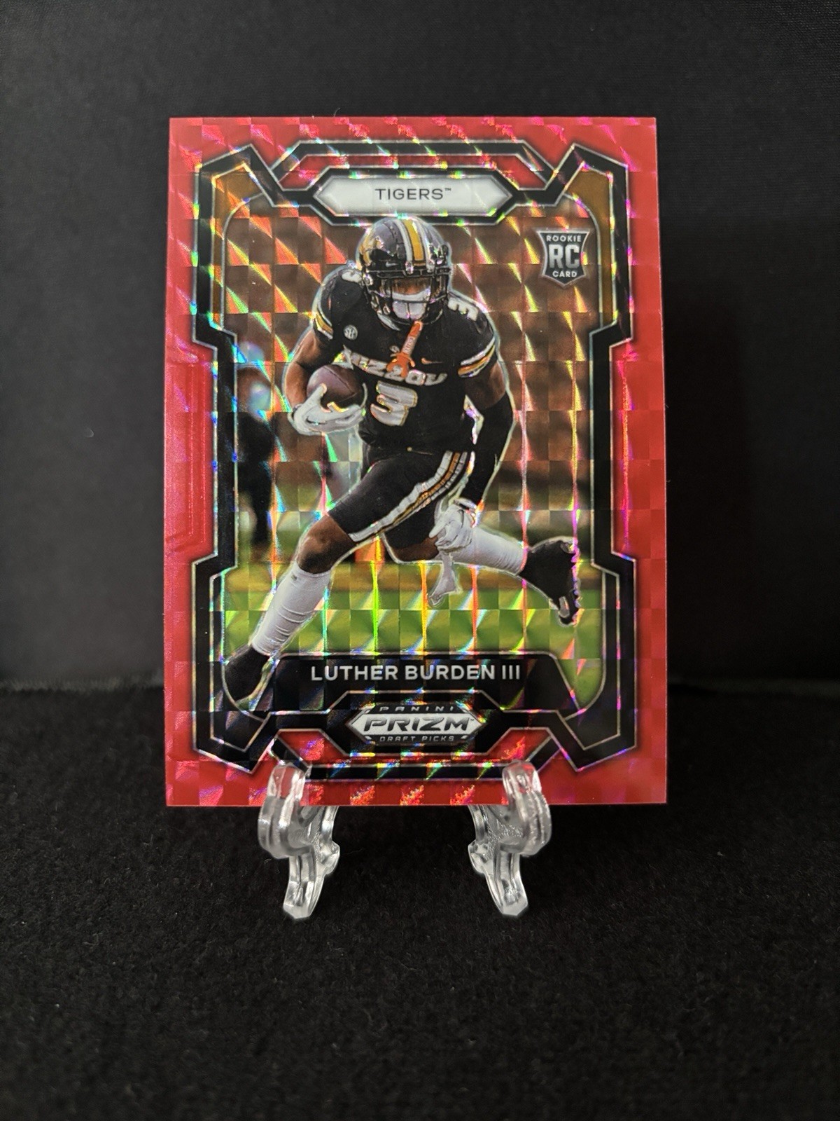 Luther Burden III 2024 Prizm Draft Picks #198 Rookie Red Finite Prizm #43/125 SP