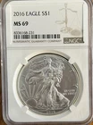 2016 S$1 American Silver Eagle NGC MS69