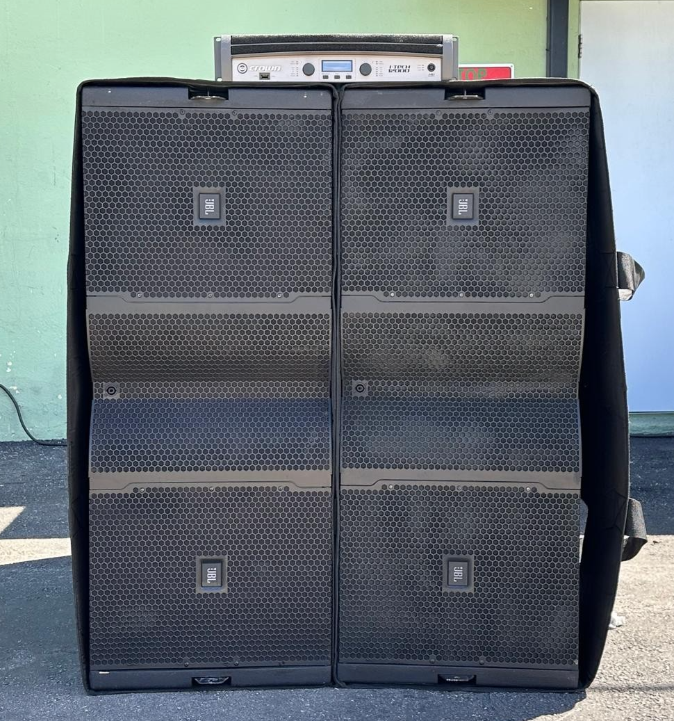 2) JBL VTX G28 Dual 18