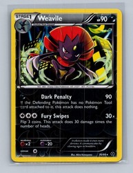 Weavile 70/99 Next Destinies Reverse Holo