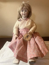 Lovely 15 Inch Small Claudine Doll By The Roche’s.  All Original With Tag.   🌺