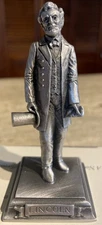 HUDSON FINE PEWTER FIGURE ABRAHAM LINCOLN 3.75” NEW / #HI7188 PRESIDENT U.S.A.