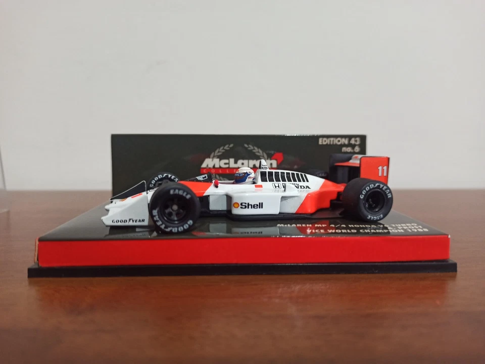 F1 MINICHAMPS 1/43 MCLAREN HONDA MP4/4 A. PROST 1988 - Immagine 2 di 4
