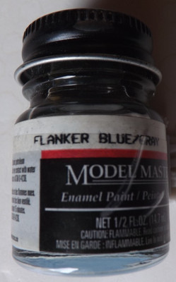 Testors Model Master Flanker Blue/Gray #2132 1/2 oz. ENAMEL PAINT OOP/HTF