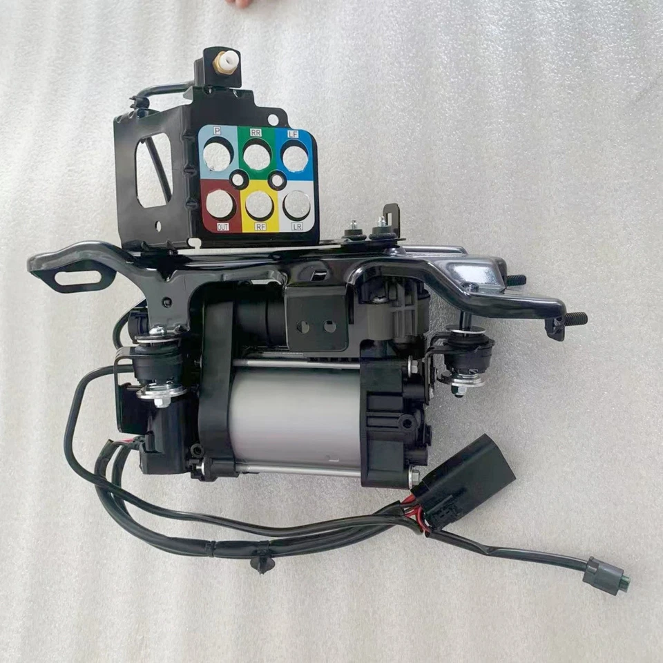 Air Ride Suspension Compressor Pump w/Bracket for Jeep Grand Cherokee 68204730AB Foto 3 de 4