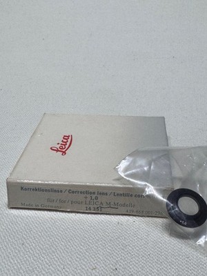 #31137-Leitz Leica 14351 Korrektionslinse / Korrekturlinse für  M Kamera +1 dpt