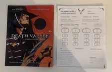 DEATH VALLEY TTRPG - RPG - QUICK START RULES  4 CHARACTER SHEETS - 2023