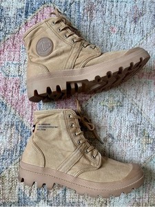 Palladium Pallabrousse Original French Legion Tan Canvas Combat Boots Staying true to our origins since 1947... We are celebrating  main image 3