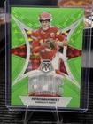 Patrick Mahomes II 9/10 Green Fluorescent #EP-PH 2024 Mosaic Epic Performers