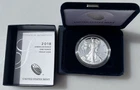 2018 "S" 1 oz American Silver Eagle $1 Dollar Proof Coin with Case, Box and COA