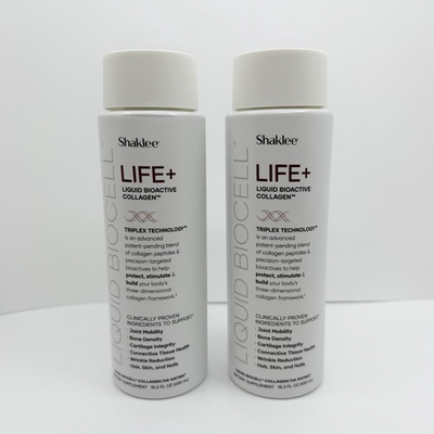 #ad 2 PACK Shaklee Liquid BioCell Life Bioactive Collagen TriPlex NEW 15.2 fl oz $76.00