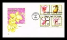 US COVER ORCHIDS FIRST DAY ISSUE SETENANT COVER CRAFT CACHET INSERT