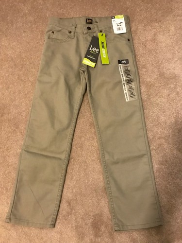 Lee Boy's Straight Leg Relaxed Fit Jeans Size 10, 12, 14 or 16 MSRP $42.00 Beige - Picture 5 of 7