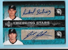 2007 UD Premier Emerging Stars Anibal Sanchez/Josh Johnson Autograph 01/50