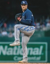 DREW RASMUSSEN TAMPA BAY RAYS AUTOGRAPHED 8X10 PHOTO MLB B