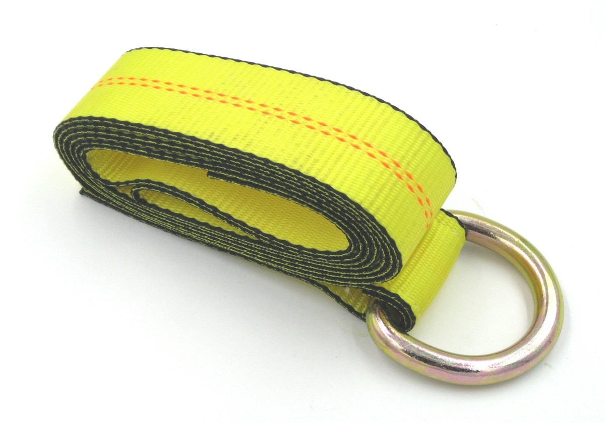 2-Pack 8ft Lasso Tire Tie Down Straps – Car Hauler & Tow Dolly Wheel Straps RED