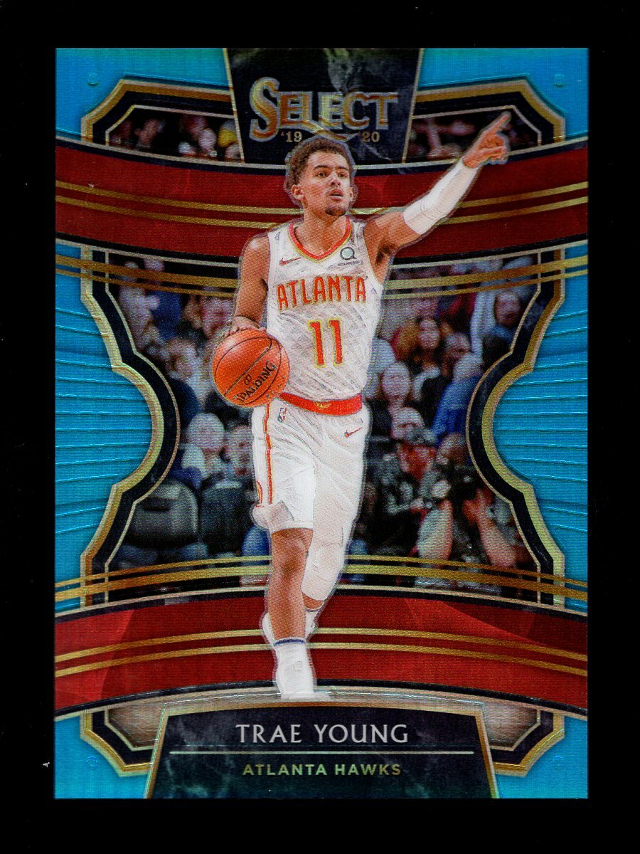 2019-20 SELECT CONCOURSE BLUE PRIZM #33 TRAE YOUNG 285/299 ATLANTA HAWKS