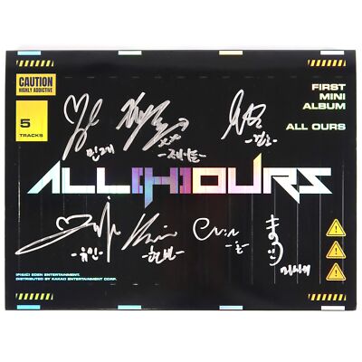 ALL(H)OURS - All Ours Signed Autographed First Mini Album CD Promo