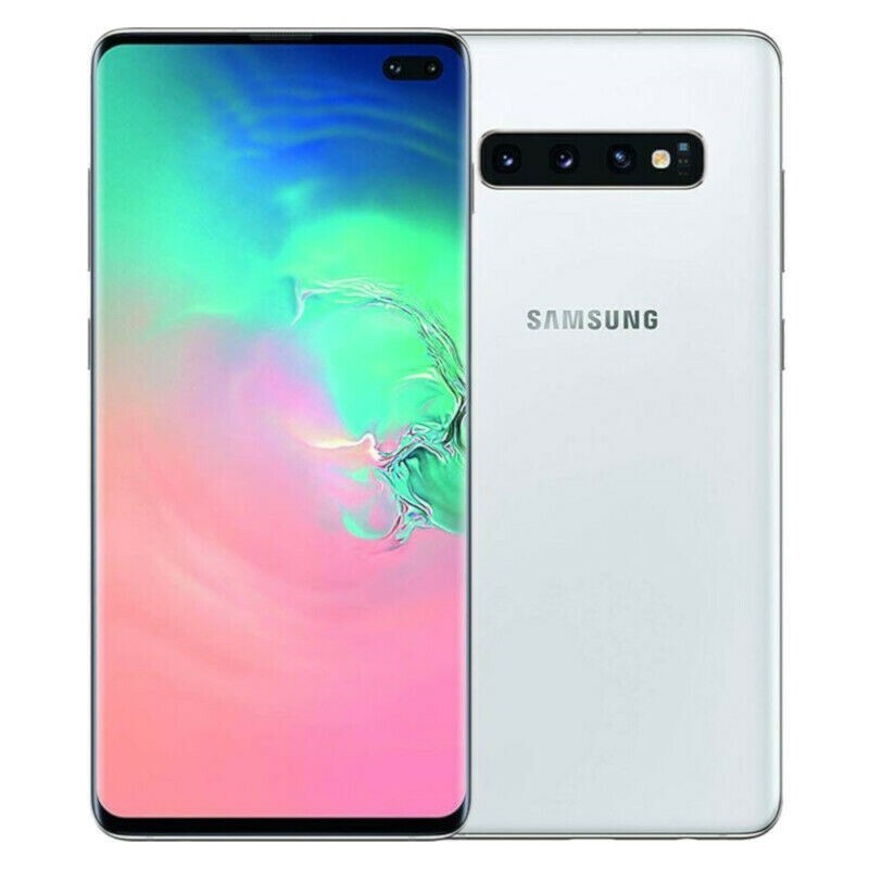 New Samsung Galaxy S10+ Plus Prism White SM-G975U 512GB T-Mobile