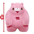Chax GP Gloomy The Naughty Grizzly Bear Plush Doll chubby shape Blood Pink Fat