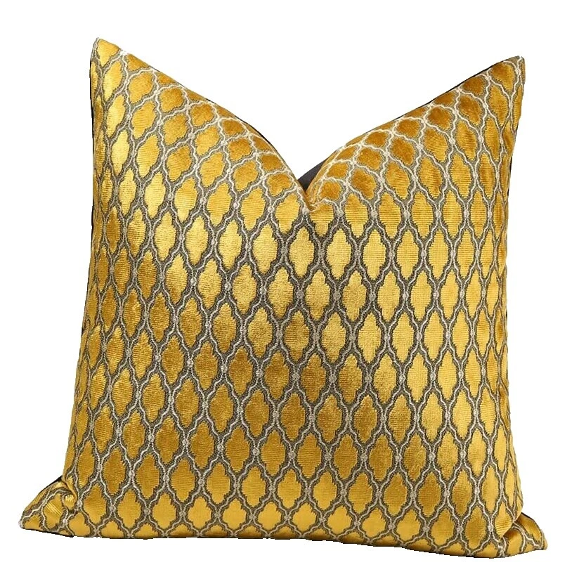 Plaid Velvet Modern Home Décor Pillows