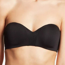 Maidenform Self Expressions Women's Wireless Strapless Bra Black Size 40D