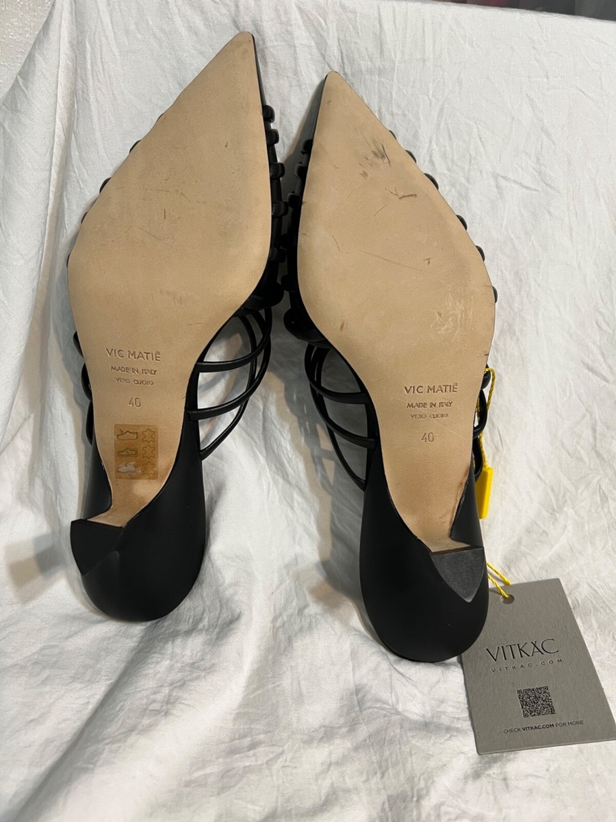 Vitkac Vic Matie Platform Sandals Vic Matie Black Slash Ciatta