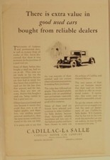 Vintage Cadillac La Salle Automobile Car Advertisement April 1930 General Motors