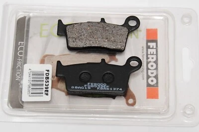 Plaquettes De Frein Arrière KAWASAKI KX 125 De 1996 À 2002 FERODO FDB539EF - Photo 1/2